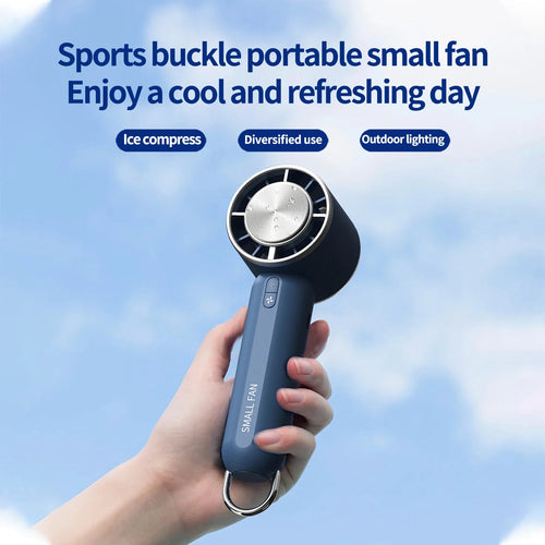 Compress Air Cooling Fan Mini Handheld Fan 2000mAh USB Rechargeable